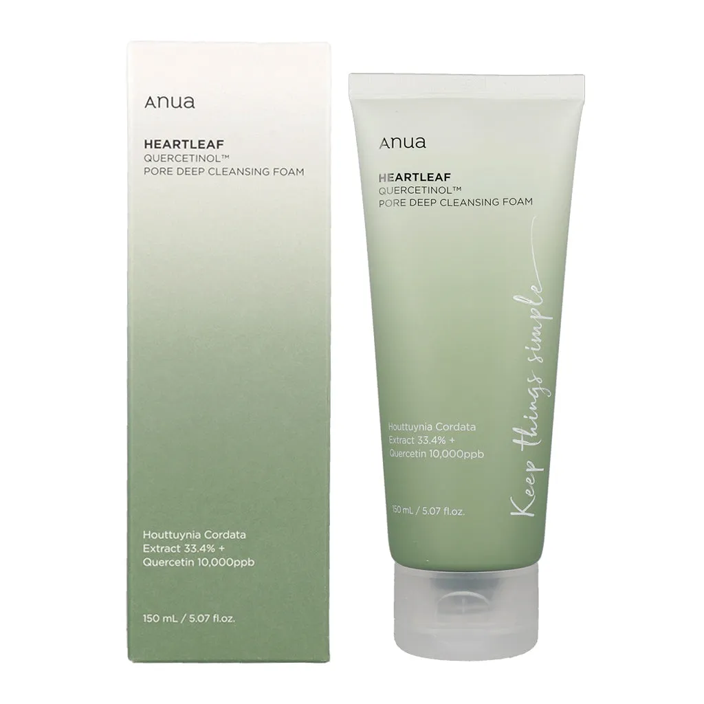 Anua Heartleaf Quercetinol Pore Deep Cleansing Foam 150ml