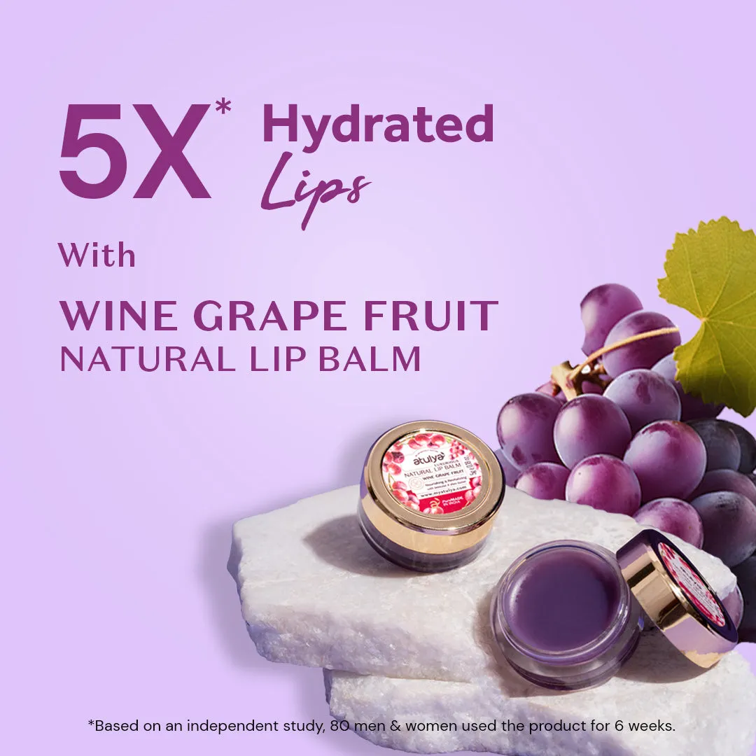 atulya Wine Grape Lip Balm - 5gm