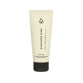 Avocado Zinc SPF 30 Natural Body Sunscreen NEW size 100ml