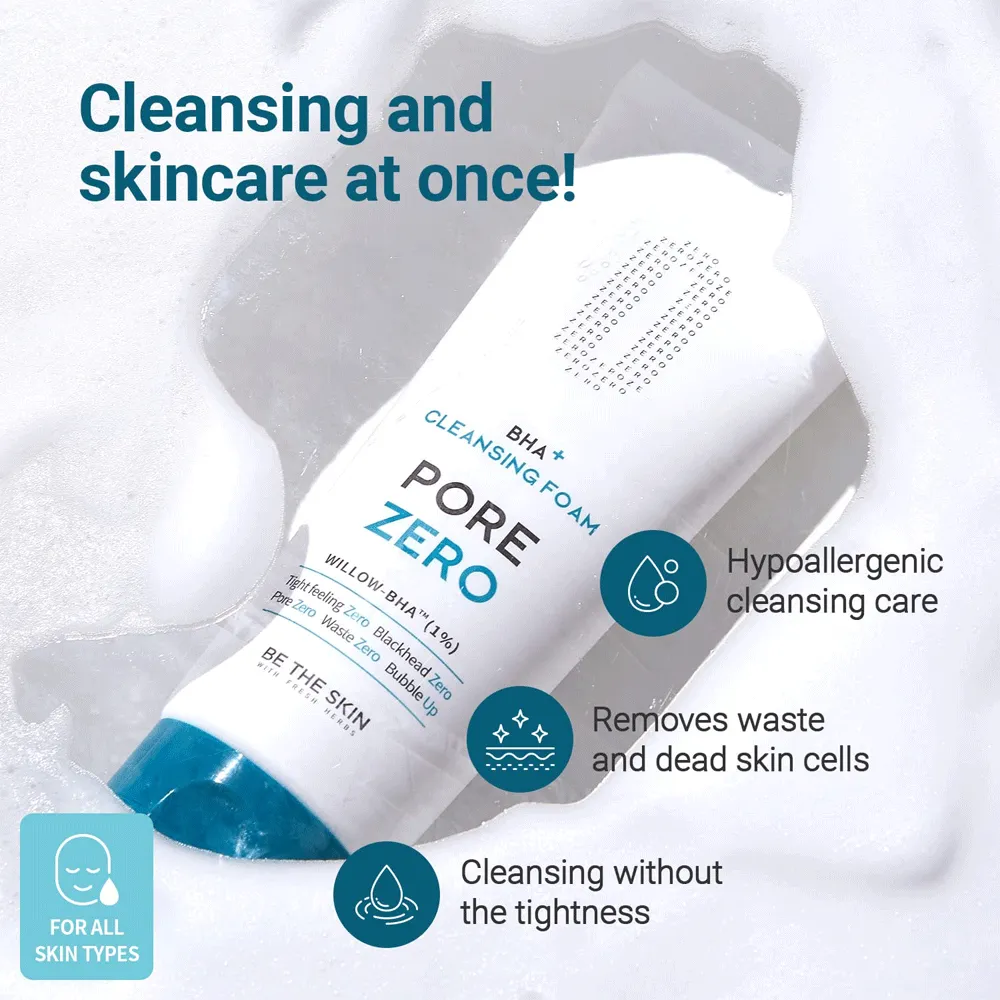 be the skin BHA  Pore Zero Cleansing Foam 150g