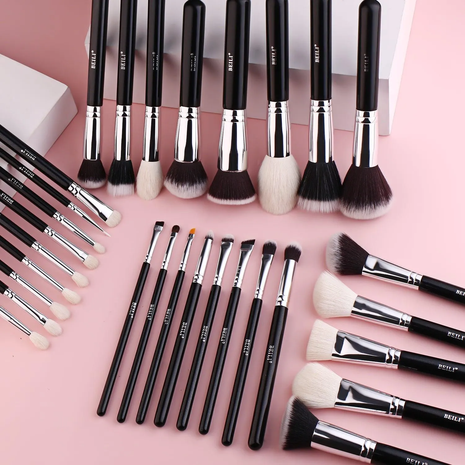 BEILI 30Pcs Professional Makeup Brush Set B30T With Holder/B30