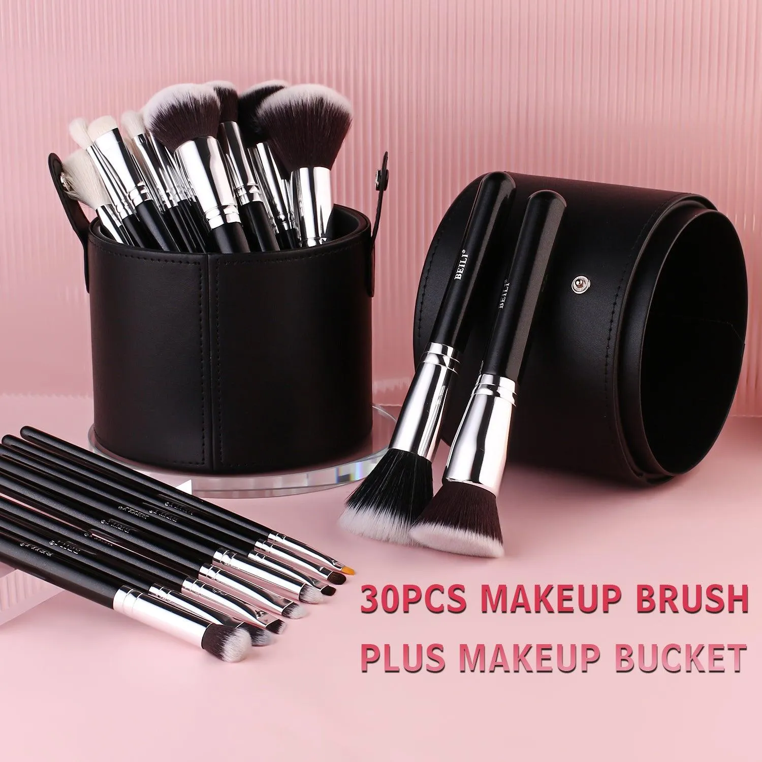 BEILI 30Pcs Professional Makeup Brush Set B30T With Holder/B30