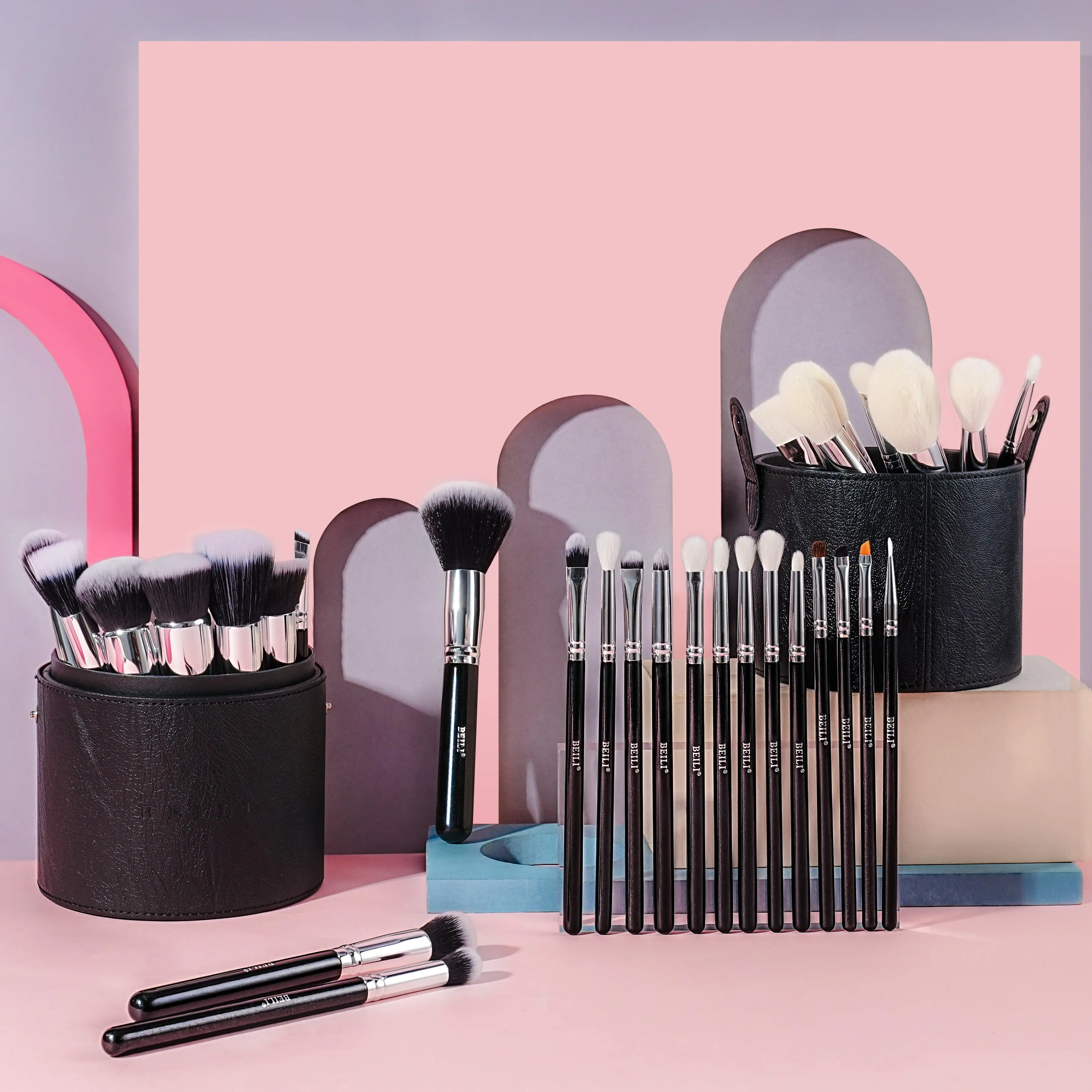 BEILI 30Pcs Professional Makeup Brush Set B30T With Holder/B30