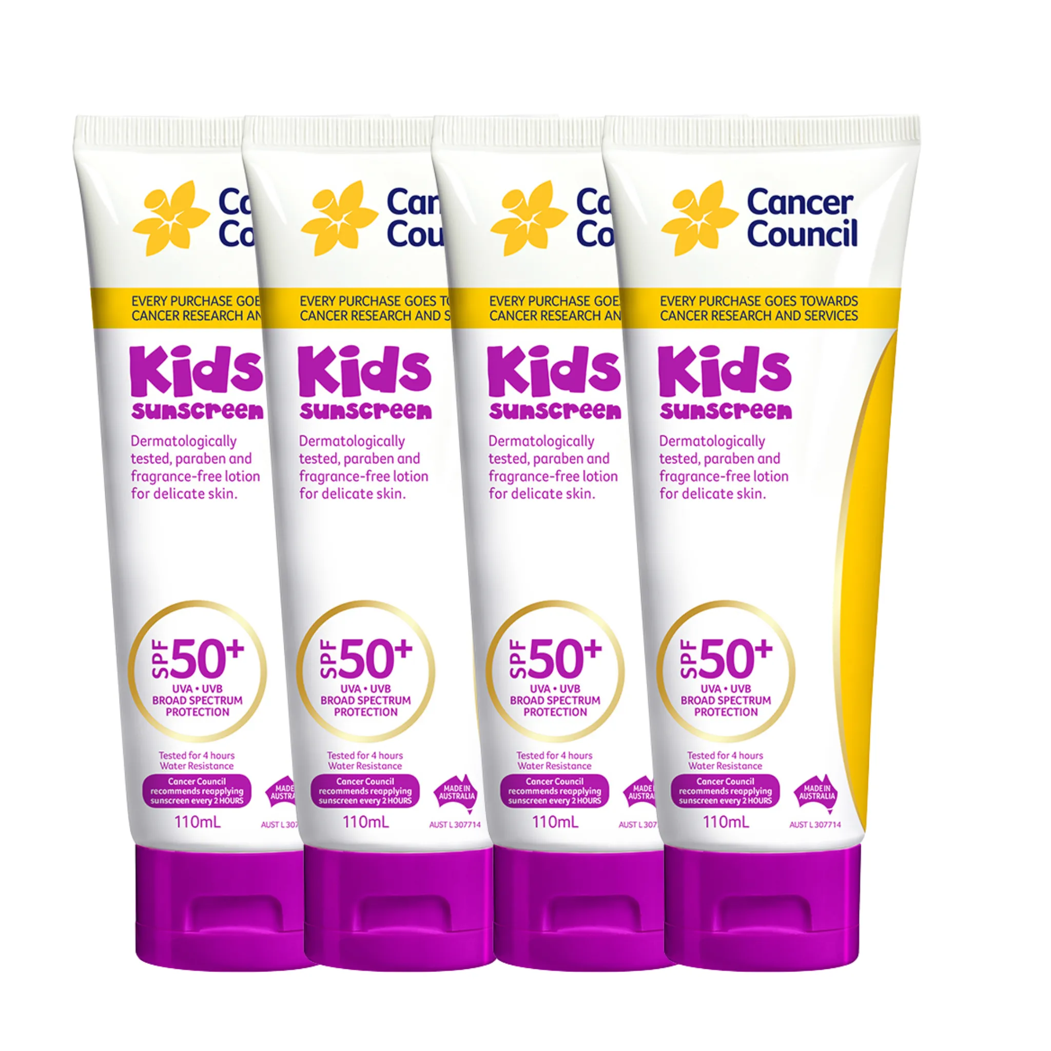 Cancer Council Kids Sunscreen SPF50  (110ml)