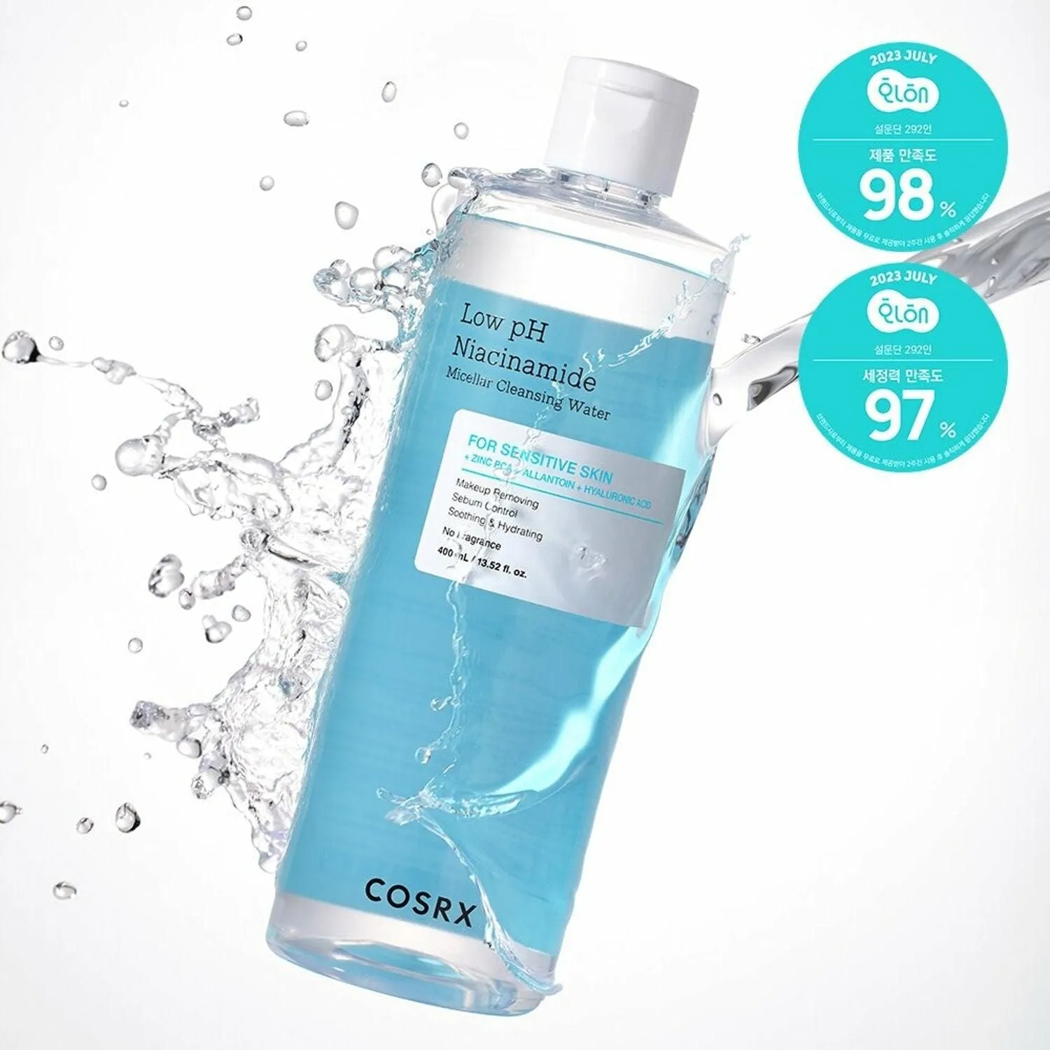 COSRX Low pH Niacinamide Micellar Cleansing Water 400ml