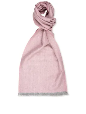 Eyelash Fringe Alpaca Scarf Blush