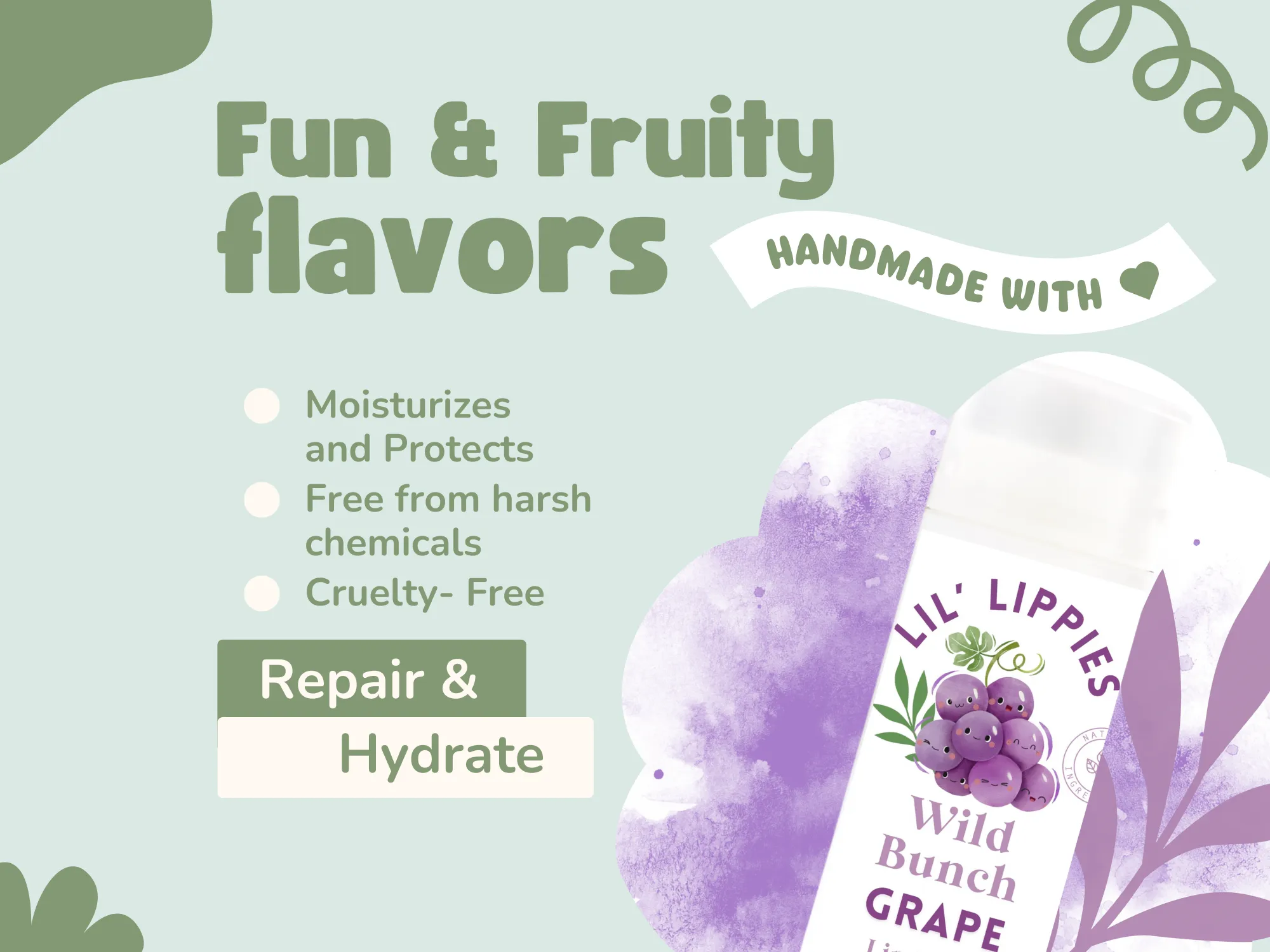 Grape Lip Balm - Lil' Lippies Kids