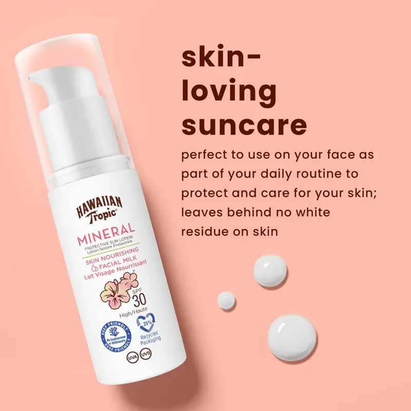 Hawaiian Tropic Mineral Facial Milk SPF 30