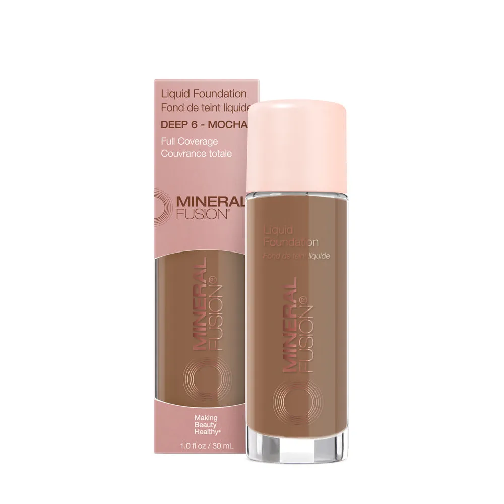 Mineral Fusion - Liquid foundation Deep 6, 30 mL