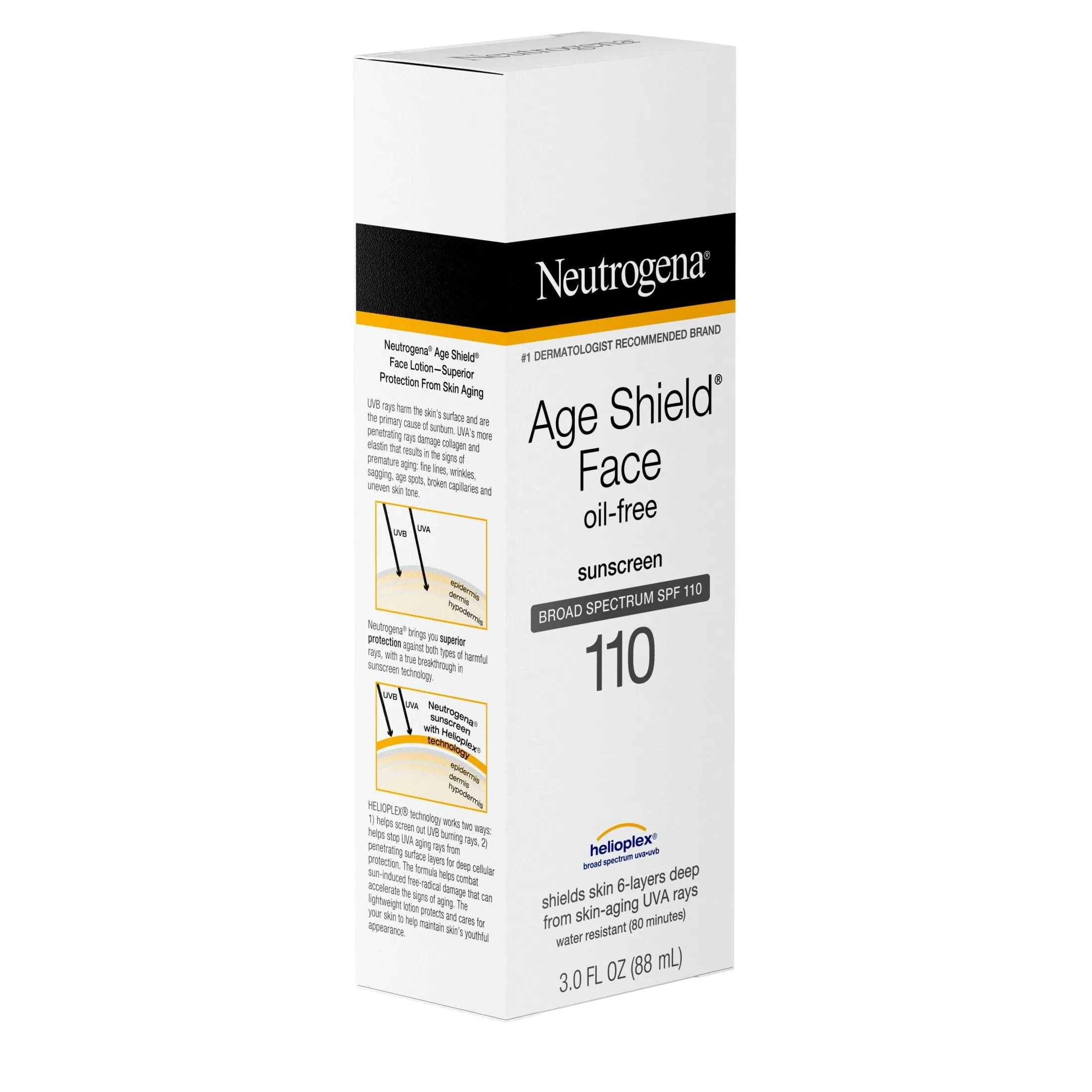 Neutrogena Age Shield Face Oil-Free Sunscreen SPF 110, 3 fl. oz