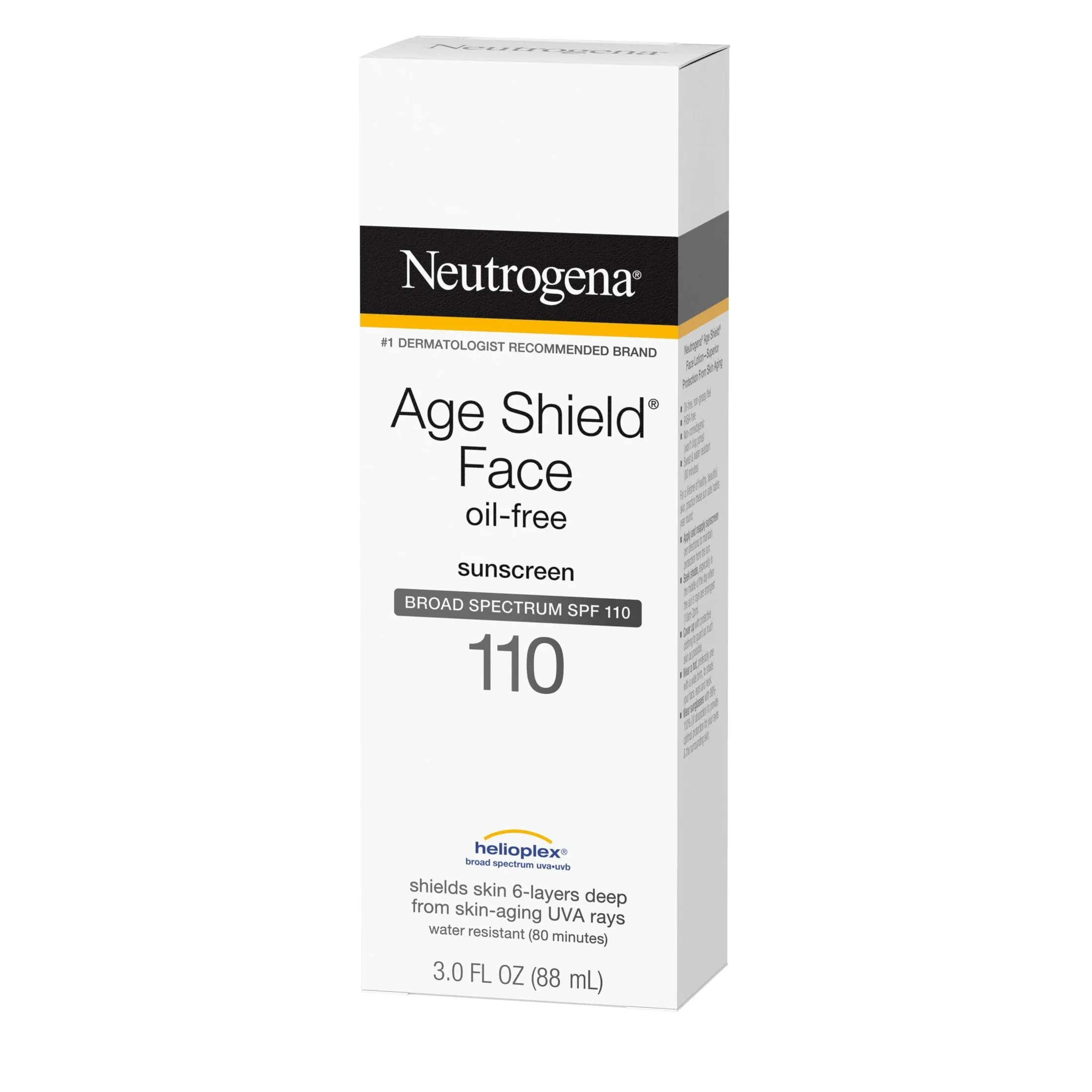 Neutrogena Age Shield Face Oil-Free Sunscreen SPF 110, 3 fl. oz