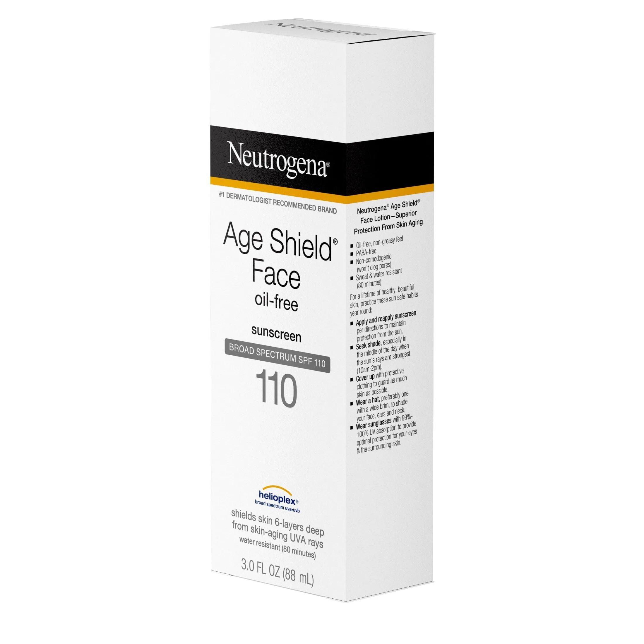 Neutrogena Age Shield Face Oil-Free Sunscreen SPF 110, 3 fl. oz