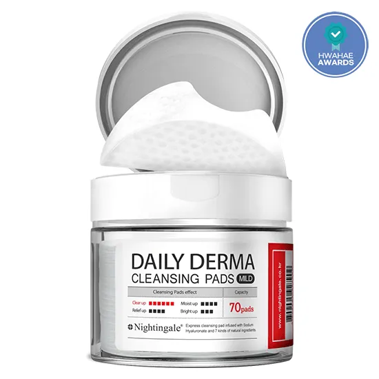 Nightingale Daily Derma Cleansing Pads Mild 270ml 70EA