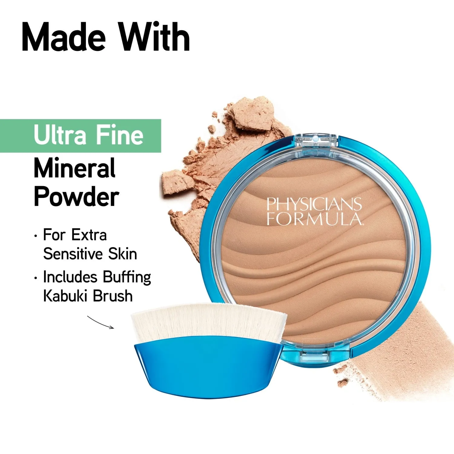 Physicians Formula Mineral Wear® Talc-Free Mineral Airbrushing Pressed Powder - Beige