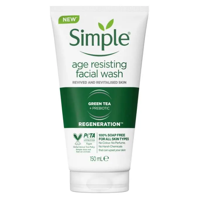 SIMPLE REGENERATION AGE RESISTING FACIAL WASH