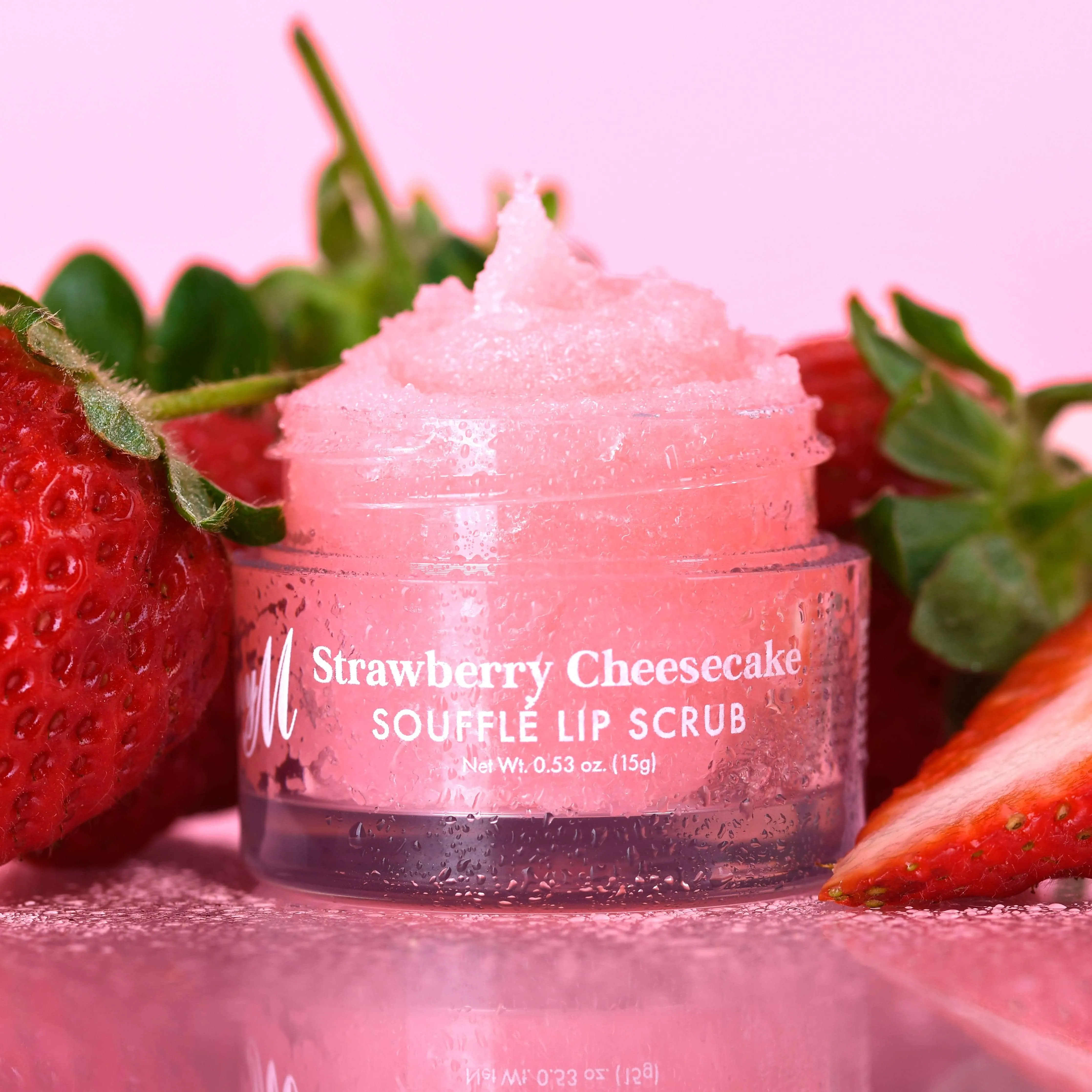 Soufflé Lip Scrub | Strawberry Cheesecake