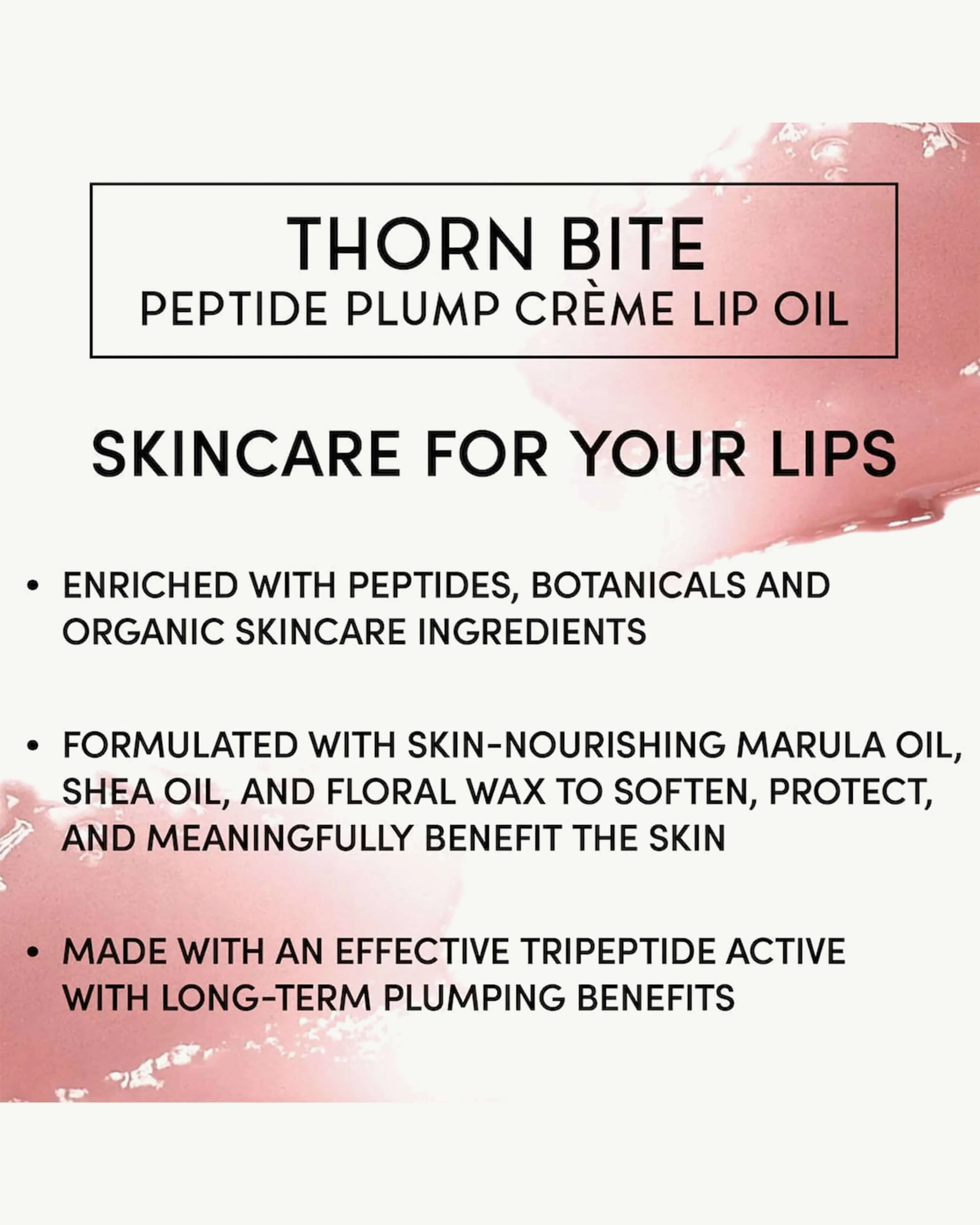 Thorn Bite Peptide Plump Crème Lip Oil